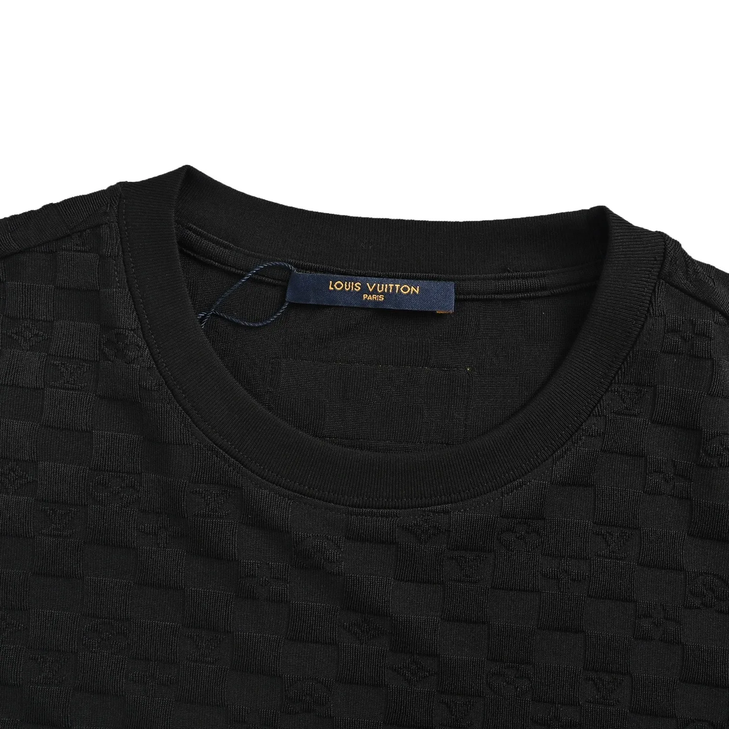 Louis Vuitton/Louis Vuitton presbyopic checkerboard jacquard short sleeves